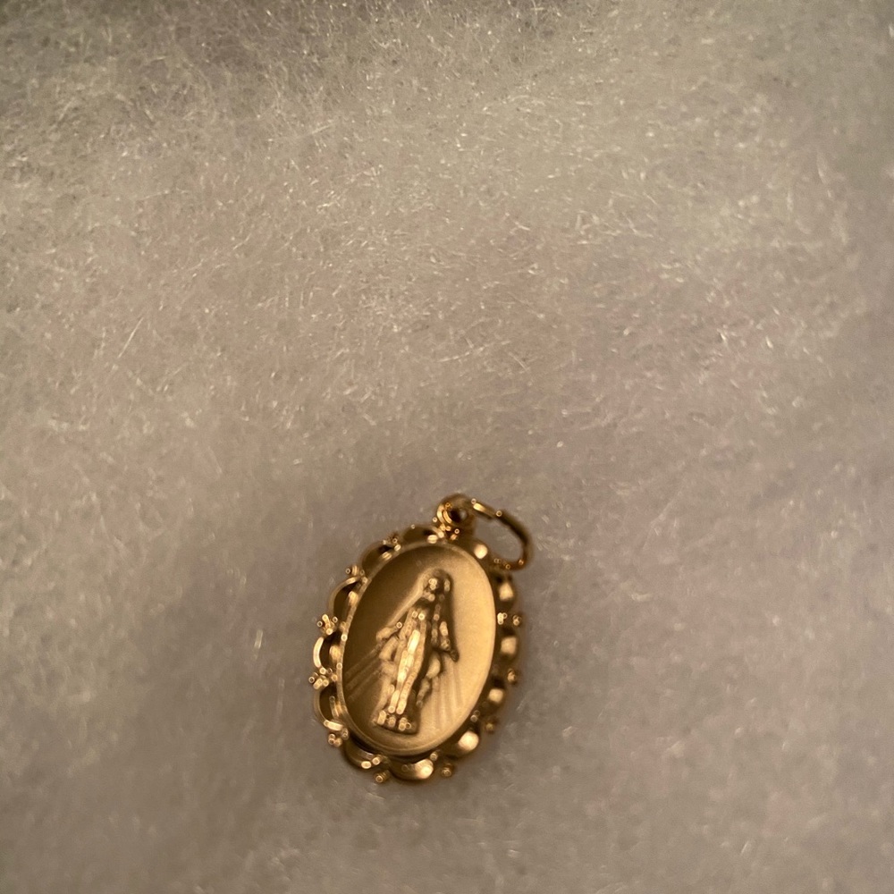 Blessed Virgin Gold Pendant